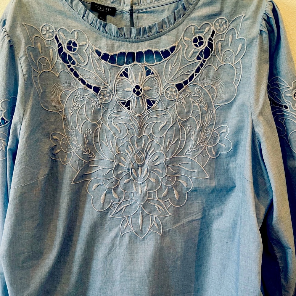 Cotton Blouse by Talbots